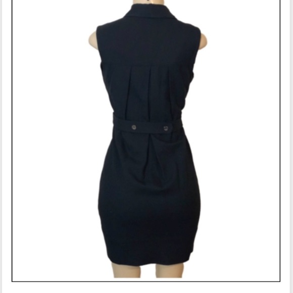 Martin + Osa Dress Black Collar Tunic Sleeveless Size XS - Picture 3 of 7